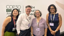 Membros da Proteção Animal Mundial na COP30