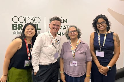 Membros da Proteção Animal Mundial na COP30