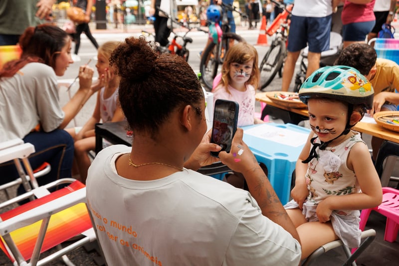 Atividades na Paulista Aberta