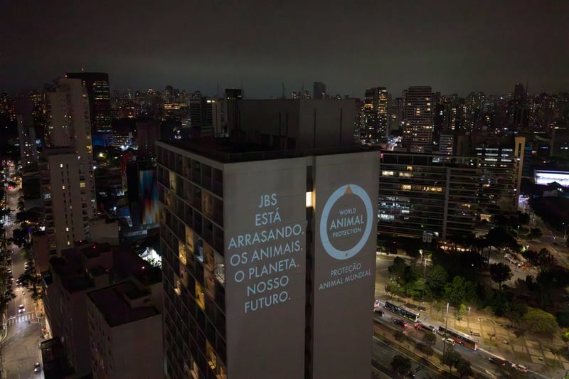 Ação em São Paulo, na Faria Lima.