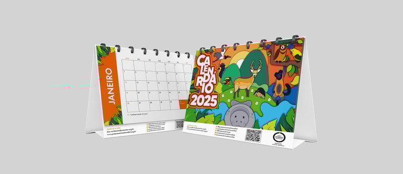 Calendário Todo Dia É Animal 2025