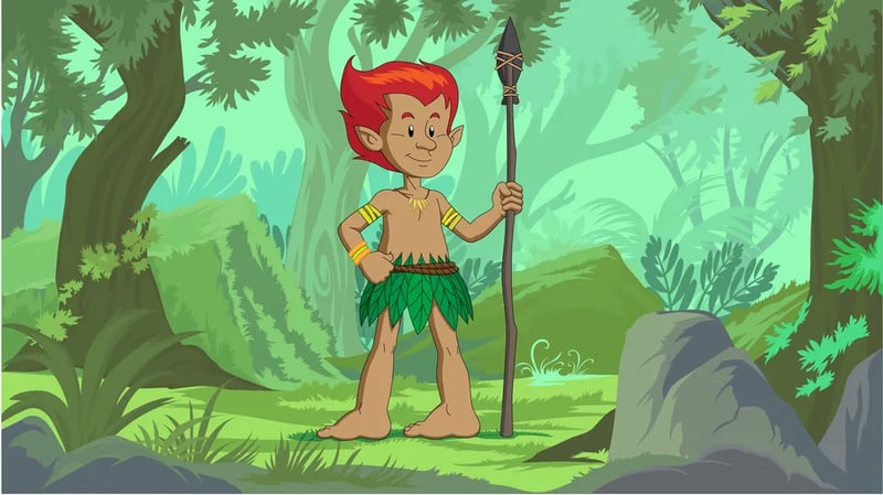Ilustração do Curupira, o guardião das florestas, por Celso Costa, da Rede Amazônia