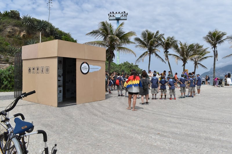 Proteção Animal Mundial leva instalação sensorial para o Rio de Janeiro
